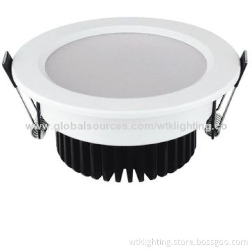 LED Downlight, 9W Power with Super Silver Color Cover